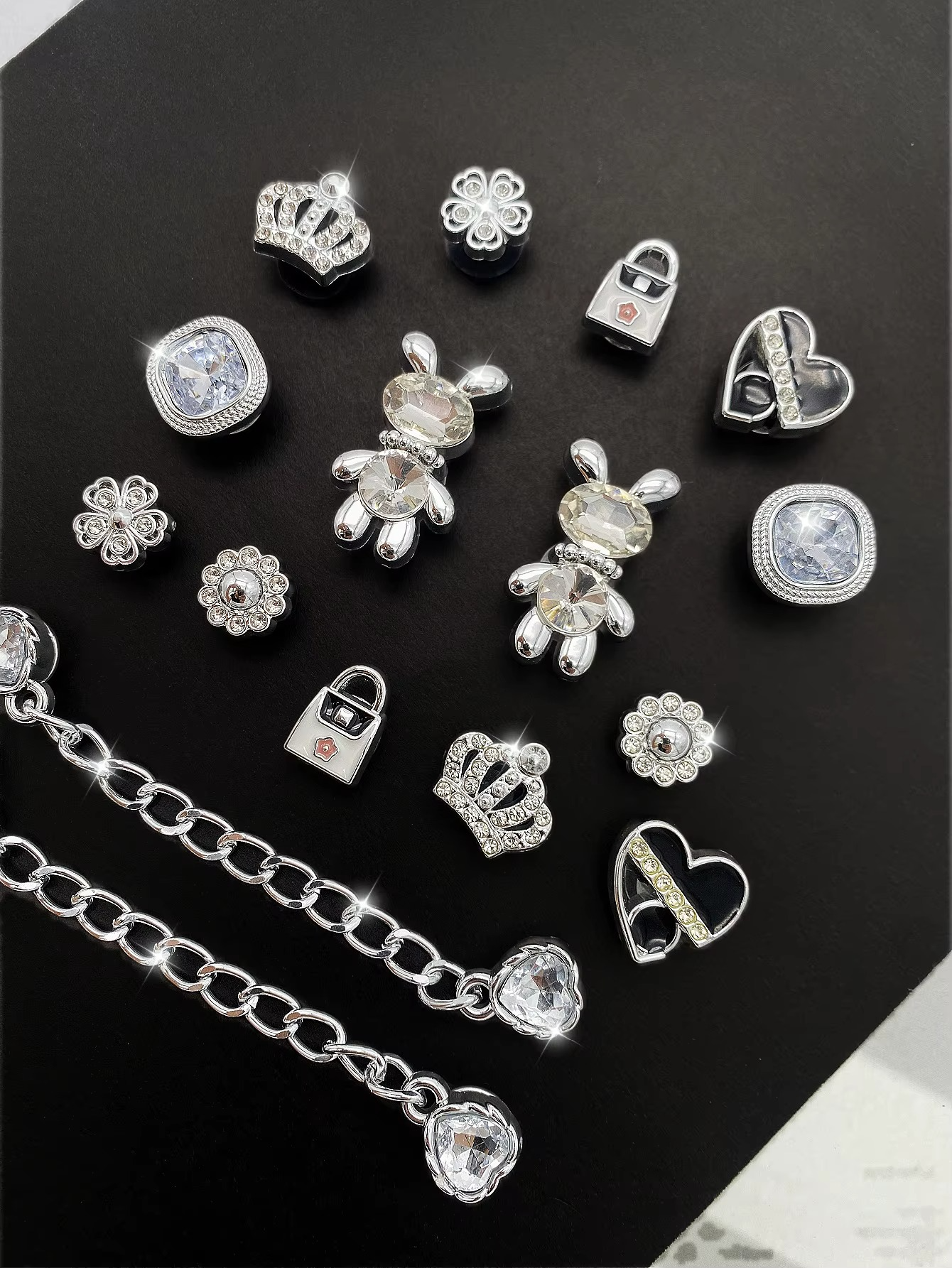 Charms PLATINIUM - 16 Pezzi